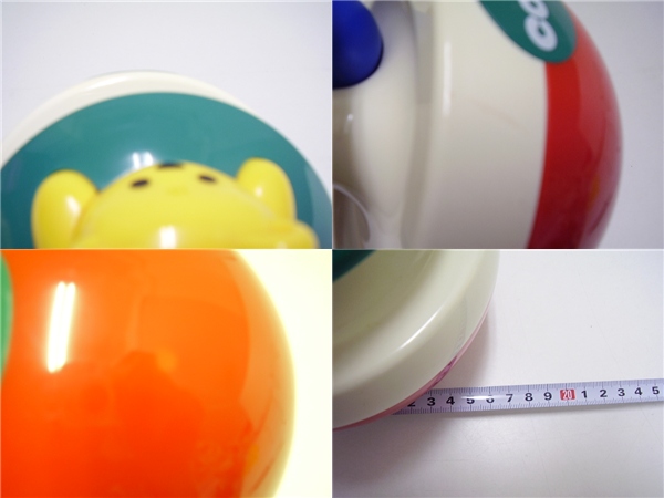 ★コンビ★くまの起き上がりこぼし★ボールが回る★キズ等/k242_3