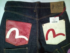 EVISU☆新品未使用ランダムポケットジーンズ☆36インチ☆戎(W36以上 