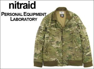美品！ナイトレイドnitraid CORDURA製 迷彩ブルゾン カモフラ/XL(XL  
