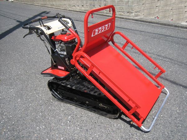 トップカー カワシマ EC700AP 手動ダンプ キャタピラー運搬車(運搬車
