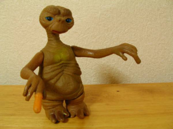 ビンテージ E.T 指と目が光る フィギュア (SF)｜売買された