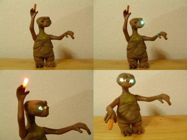 ビンテージ E.T 指と目が光る フィギュア (SF)｜売買された