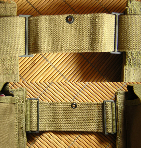 米軍 実物 M1937 ベルト カーキLA9947 エスカーダ セットアップ 茶