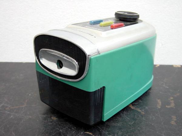 昭和レトロな電動鉛筆削り◇ナショナル電気えんぴつケズリKP-60(鉛筆