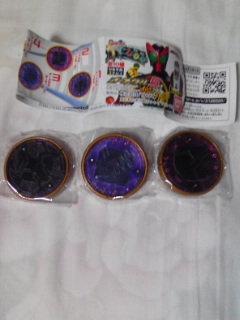 新品 オーメダル５ ガシャポン☆プトティラセット_1