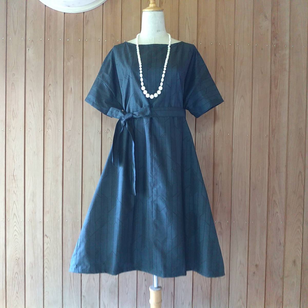 逸品 着物 本場大島紬 泥染め 古布 身丈159cm 《霧島》着物 霧島》着物