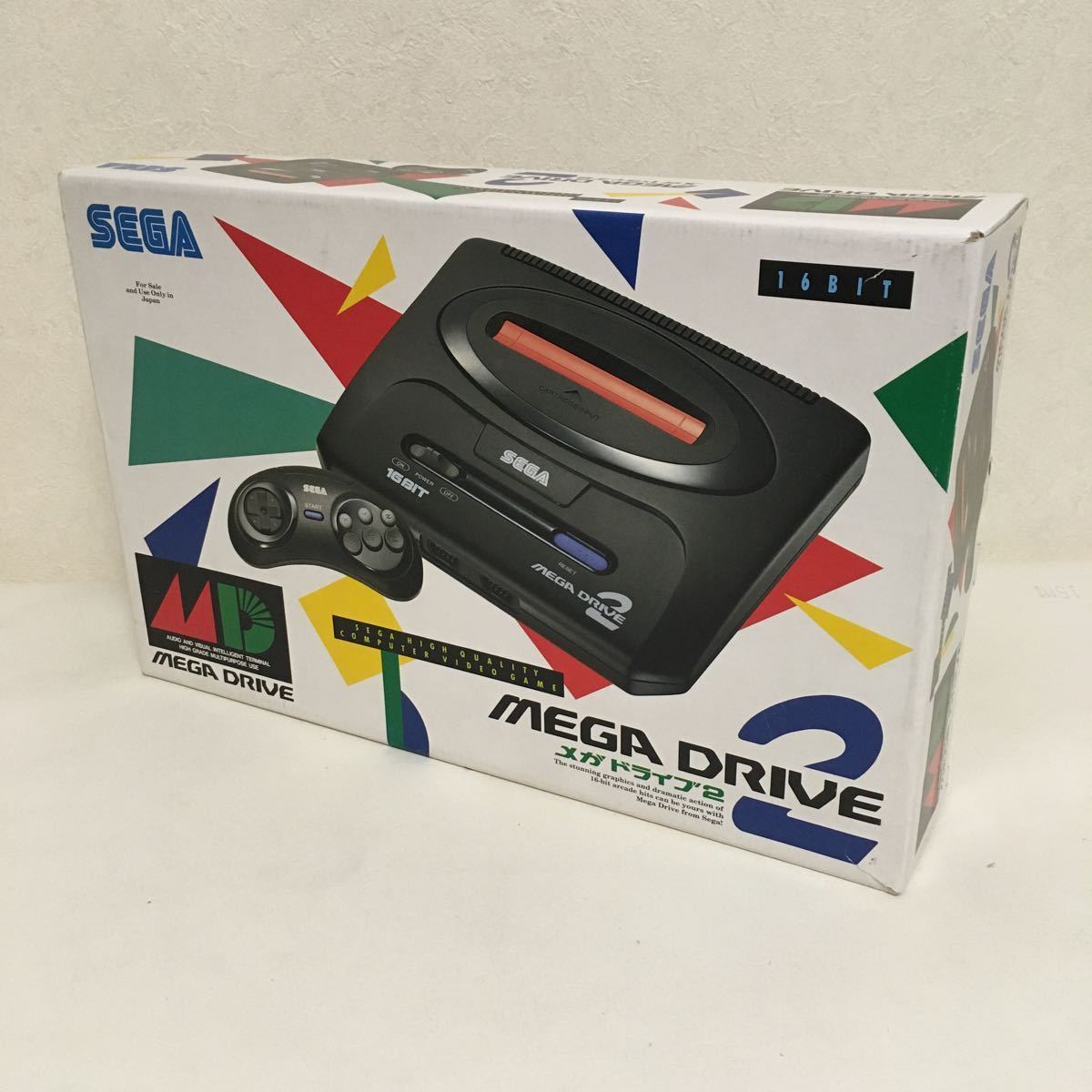懐かしゲーム機】ジャンク品／メガドライブ 2／16BIT／HAA-2502 懐かし