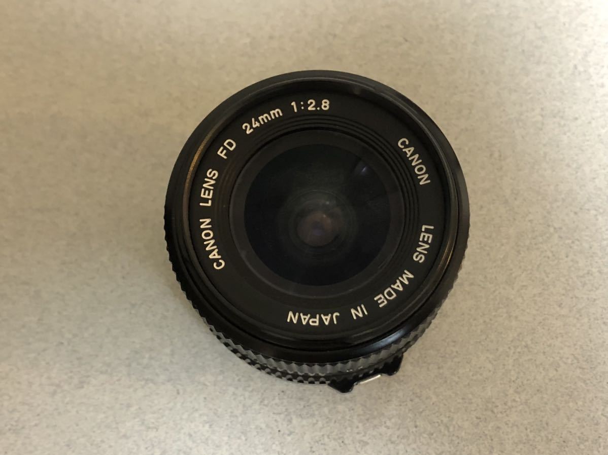 2☆CANON LENS FD 24mm 1:2.8 カメラレンズ キャノン ☆ FD 24mm Canon