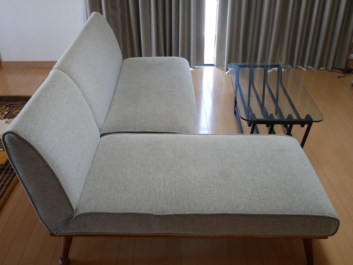 unico ウニコ　ROY ロイ　カウチソファー　2シーター　グレー　3人掛け インテリア　デザインソファー　オシャレ　シンプル_3