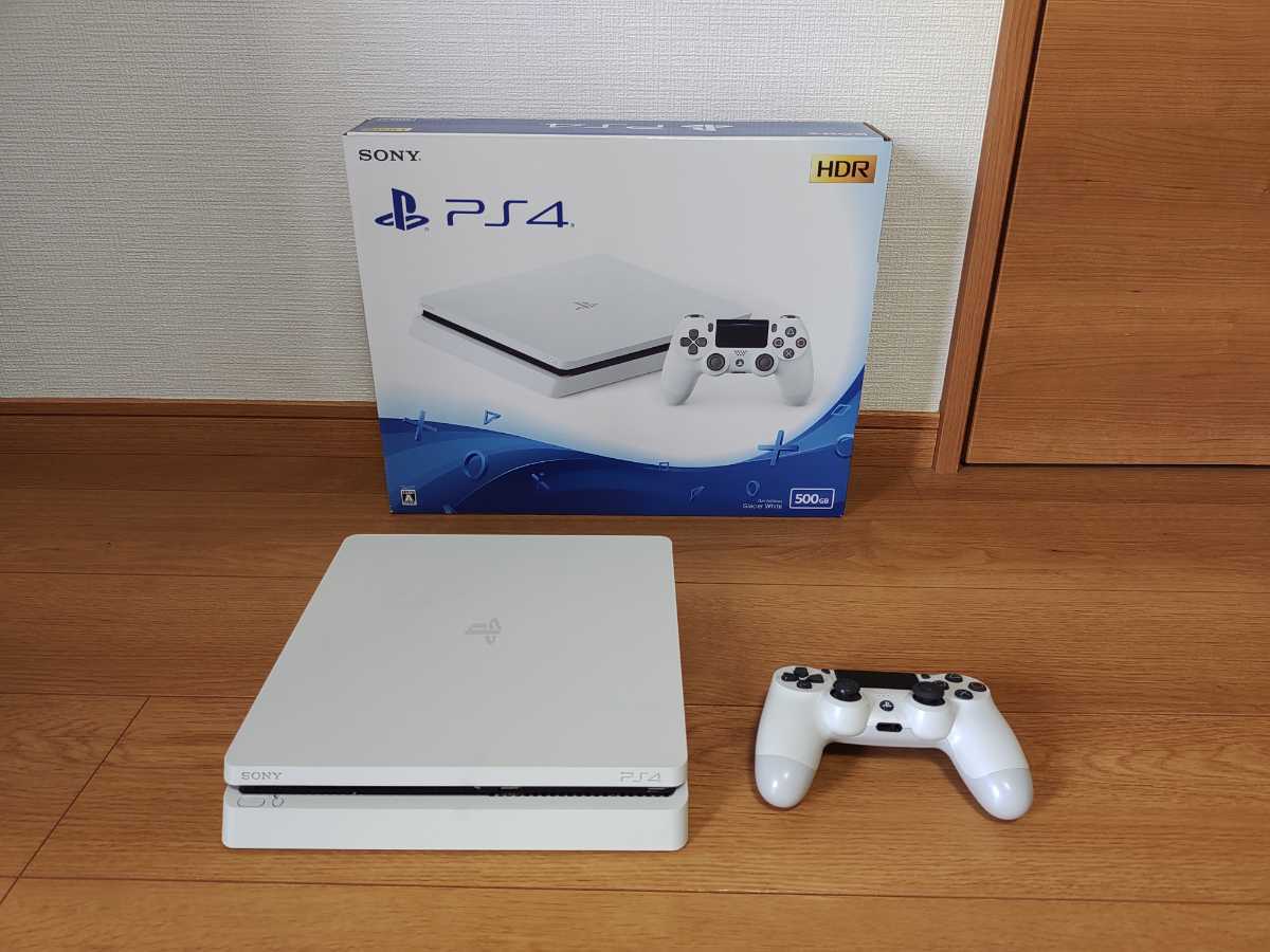 500GB 本体 CUH-2100AB02 ホワイト PlayStation 中古）PS4 0