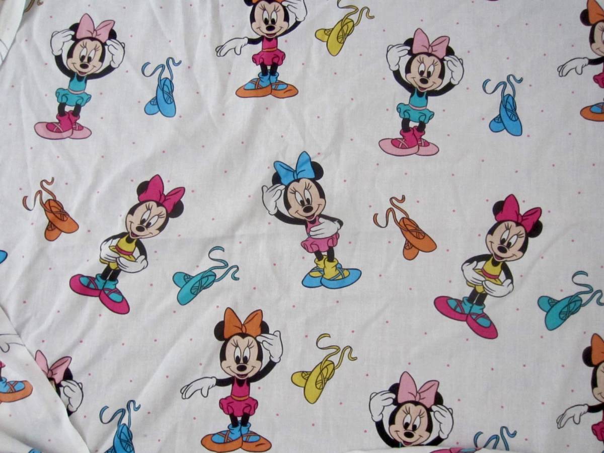 ディズニー 美ミニーちゃん バレリーナ バレエ ダンサー鮮やかシーツ ドット生地トウシューズ シーツ 売買されたオークション情報 Yahooの商品情報をアーカイブ公開 オークファン Aucfan Com