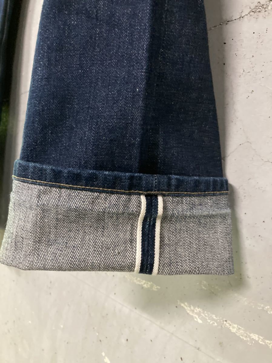 CANTON OVERALLS ダブルニーセルビッチデニム ワイドワークジーンズ