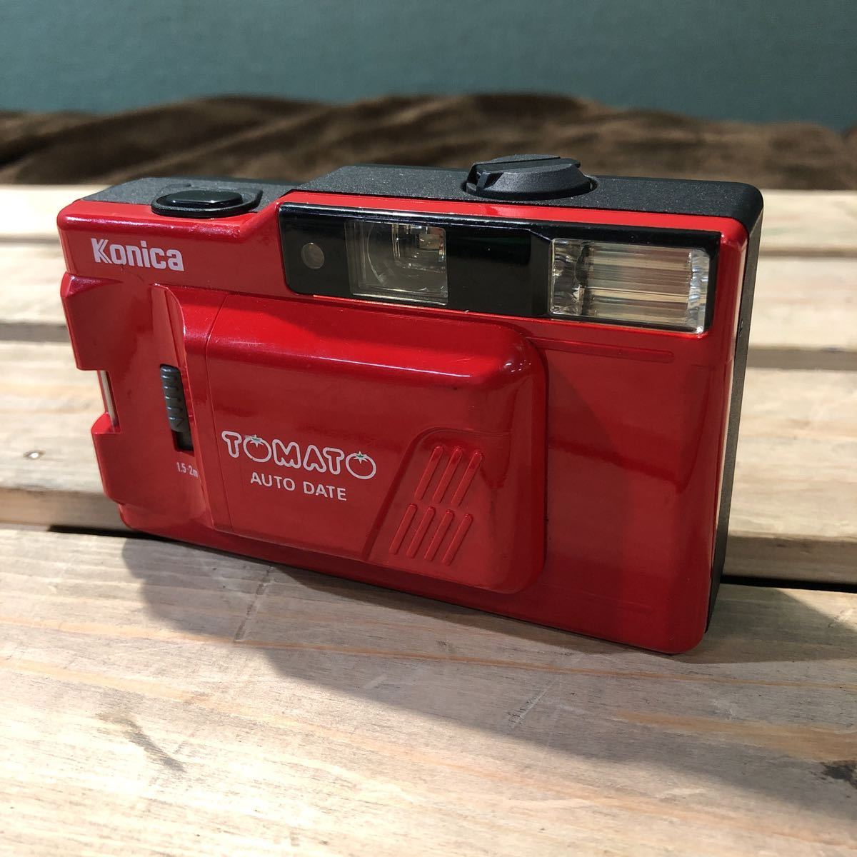 Konica コニカ TOMATO AUTO DATE トマト 赤 フィルムカメラ コンパクト