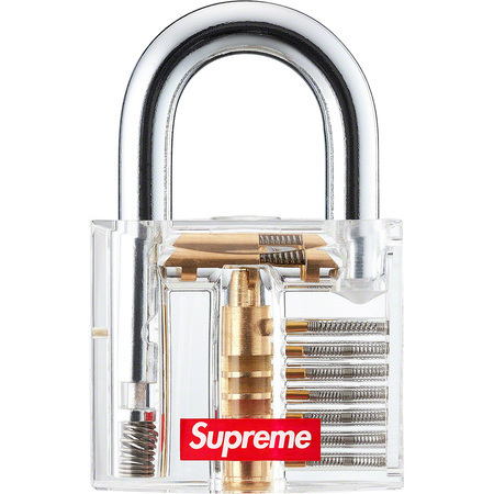 新品 未使用 Supreme 20SS Transparent Lock Clear トランスペアレント
