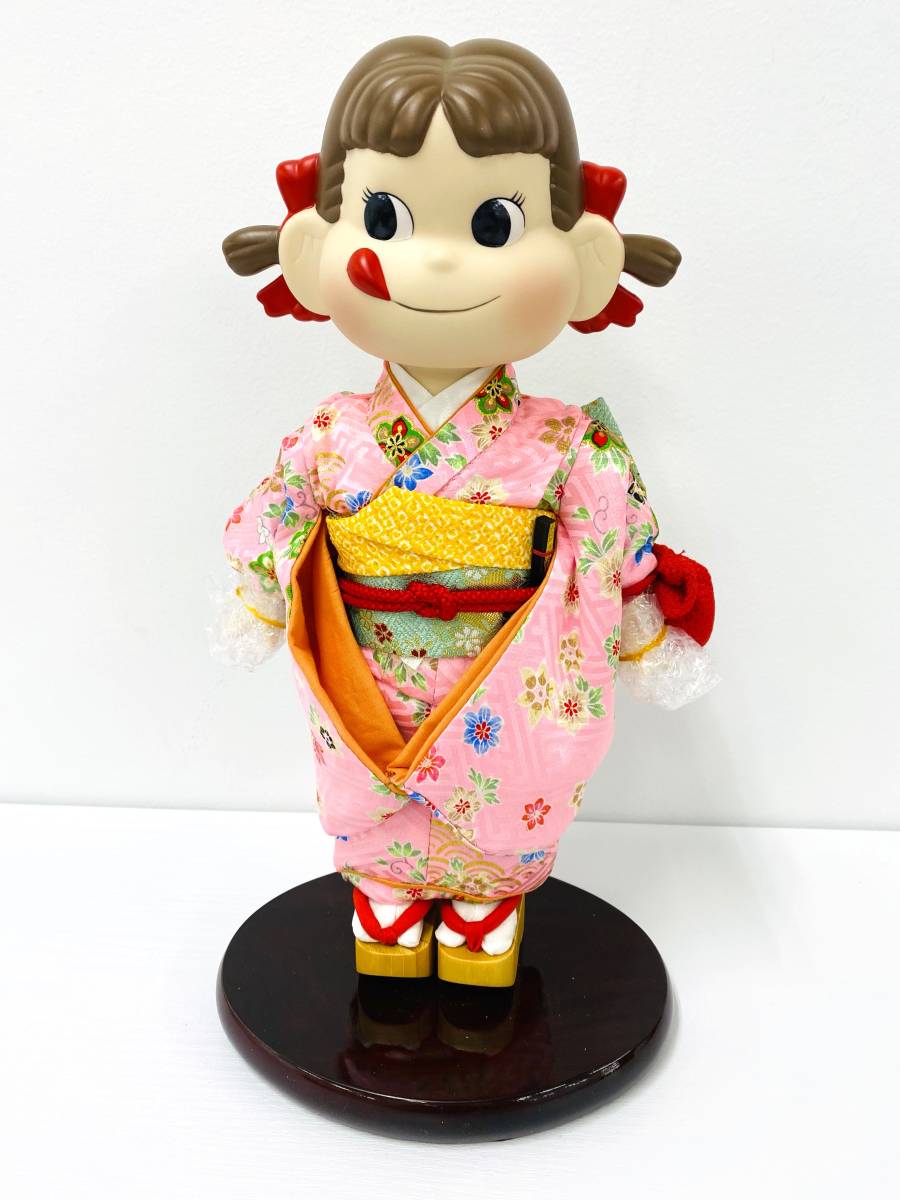 【ペコちゃん誕生50周年】晴れ着　ペコちゃん〈曙（あけぼの）の晴れ着〉当選品 新品未使用】ペコちゃん誕生50周年記念 人形 晴れ着ペコちゃん 曙