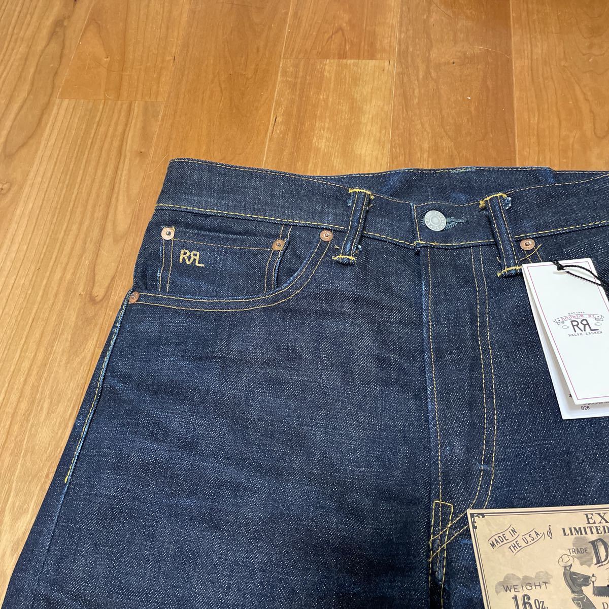 美品 RRL LIMITED EDITION straight tapered 32/32 16 oz. デニム 