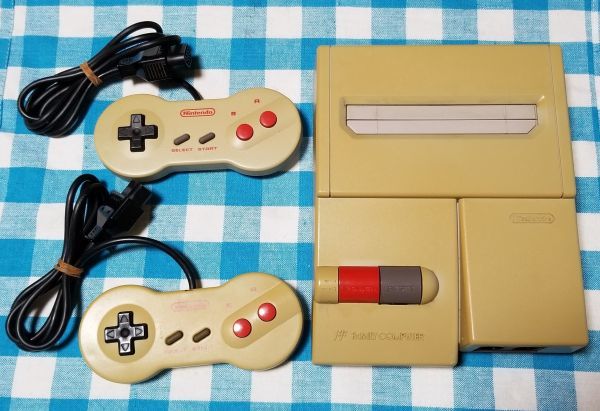 FC ニューファミコン コントローラー 本体 | : ニューファミコン本体 純正コントローラー2点セット &amp; Nintendo ニュー NEWファミコン用 ファミコン ゲーム &frasl;