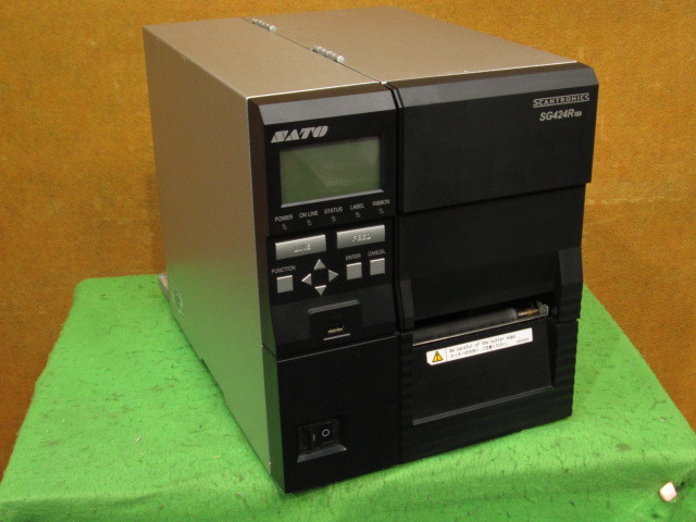  A11738 SATO SG424R-ex BARCODE PRINTER 簡易チェック セルフ印字確認 済み(プリンタ、プロッタ)｜売買されたオークション情報、yahooの商品情報をアーカイブ公開 - オークファン その他