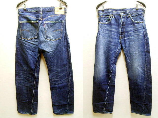 即決 [W34]Levi's 66501-0034 ダークソリッドブルー 日本製 501XX ビンテージ復刻 LVC LEVI’S VINTAGE CLOTHING デニム パンツ■662