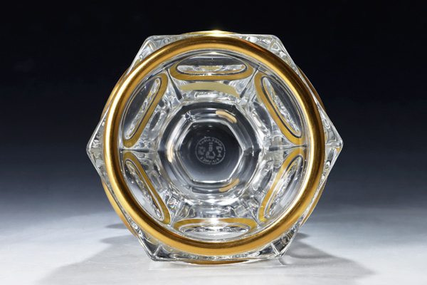 古美味】Baccarat バカラ 金彩 ゴブレット リキュール 茶道具 保証品