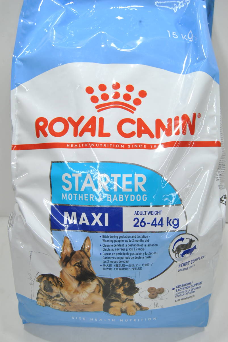 【PLT-8787】ロイヤルカナン マキシ スターター マザー&ベビードッグ 15Kg 大型犬 プレミアムフード ドッグフード