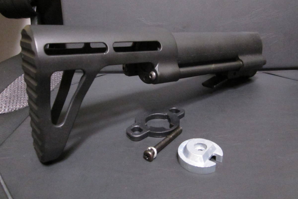 ４C）M4系 リトラクティブ　PDW　ワイヤーストックセット　BK　 新品取外し品