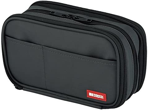 人気商品 送料無料 迅速発送 リヒトラブ ペンケース ブックタイプ トリプル 黒 A7556-24_1