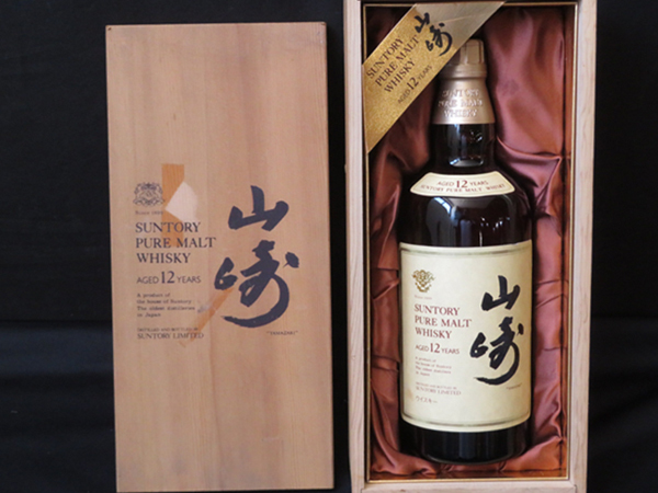 M6089s】 未開栓 SUNTORY 山崎 12年 旧ボトル ピュアモルト ウイスキー