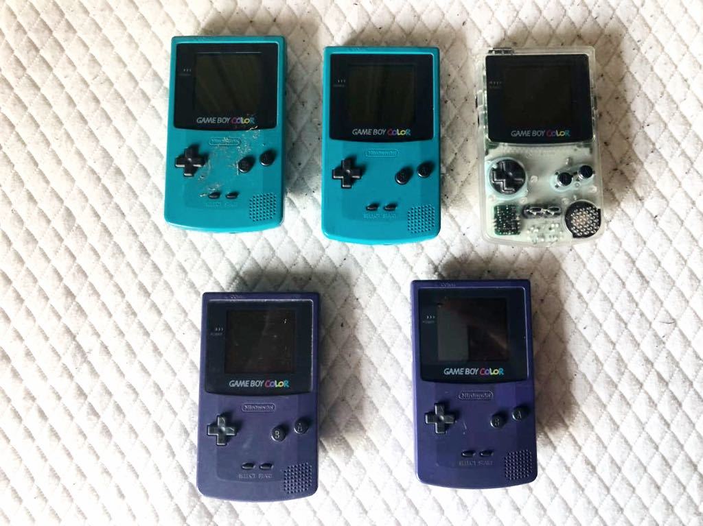 Nintendo ニンテンドー ゲームボーイカラー GAMEBOY COLOR 5台まとめ