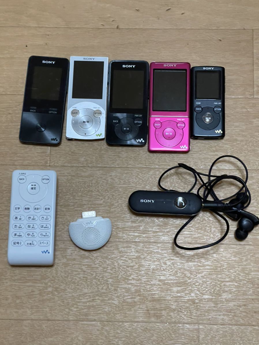 T1178 Apple/SONY/i ( 5セット) ジャンク ☆ジャンク☆SONY ウォークマン まとめて5台セット＋α ☆レトロ 【公式