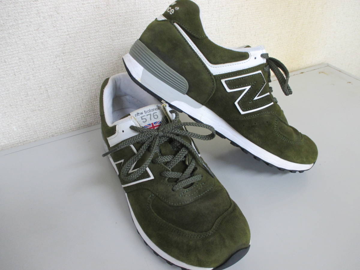 New Balance M576WMW ニューバランス 8 1/2 26.5cm グリーン カーキ 