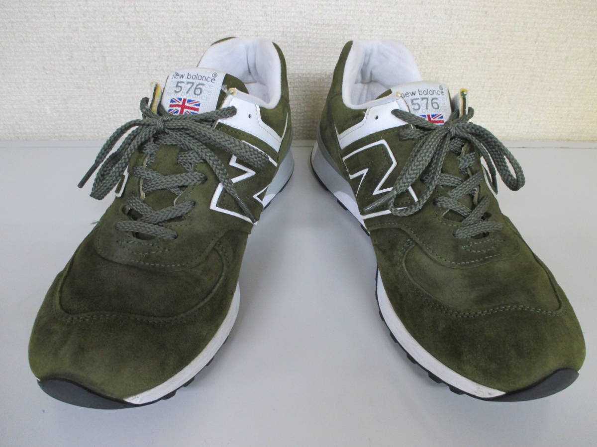 New Balance M576WMW ニューバランス 8 1/2 26.5cm グリーン カーキ 