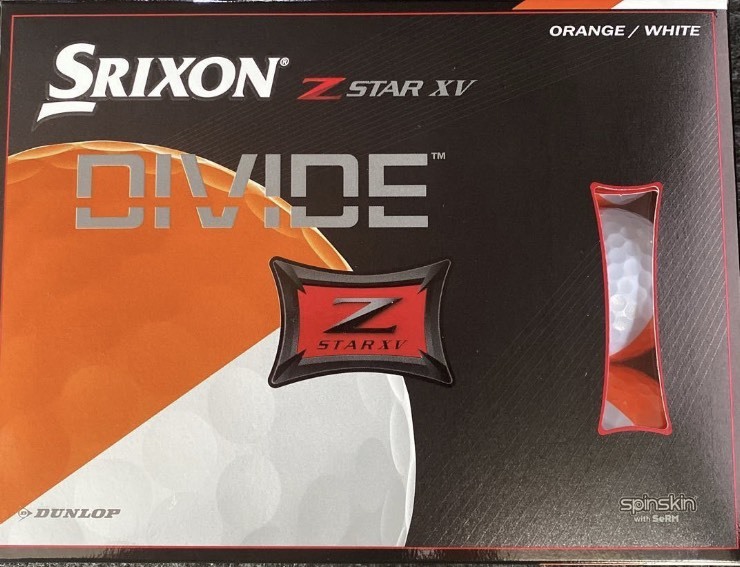 Z-STAR DIVIDE スリクソン XV ゴルフボール SRIXON 数量限定人気のNEW