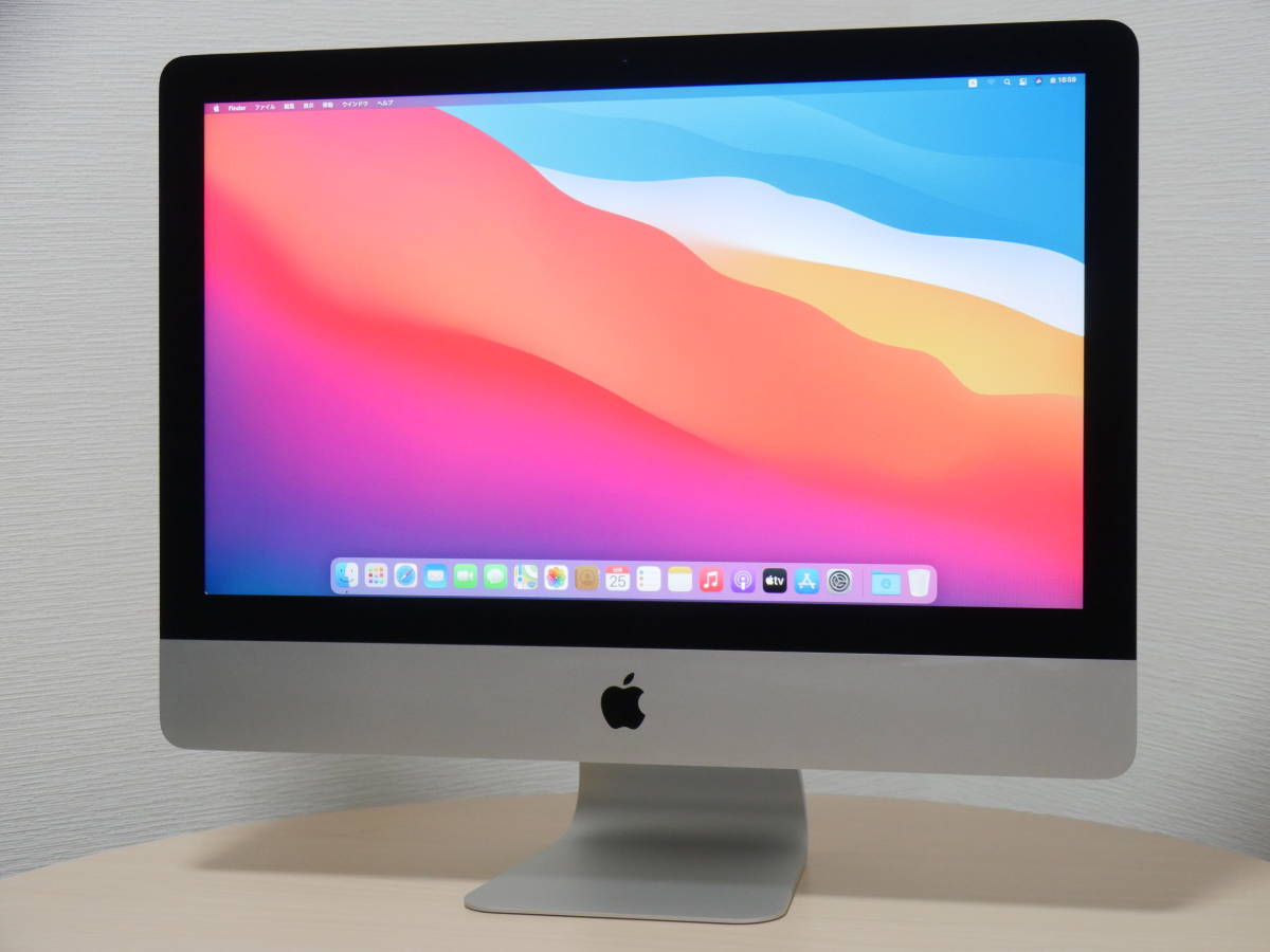 評価3500突破記念セール 薄型大画面21.5inch iMac MK142J/A Core i5-5250U メモリ8GB 新品SSD500GB Mac OS Big Sur