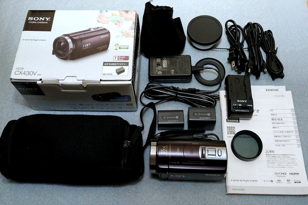 SONY ビデオカメラ HDR-CX430V HANDYCAM CX430V Yahoo!オークション