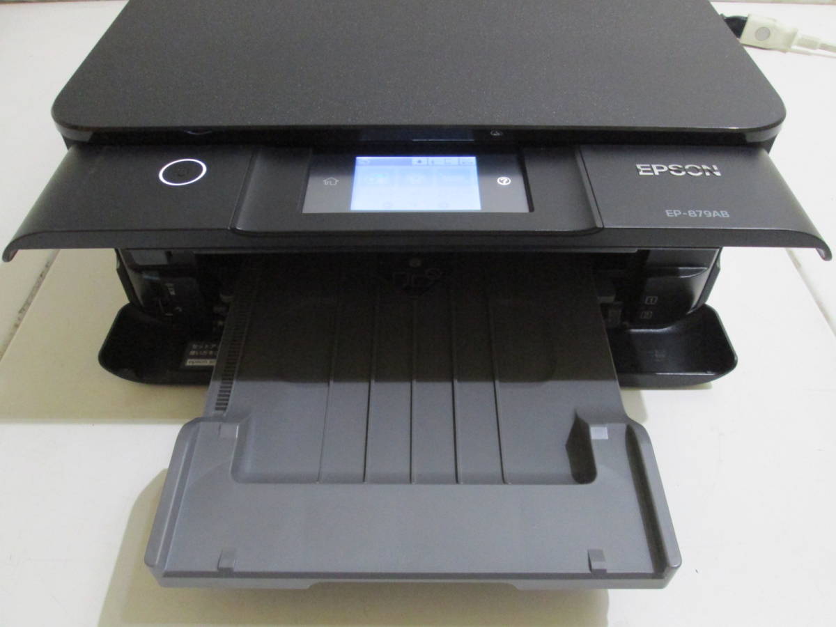 YK210831 EPSON エプソン EP-879AB A4インクジェットプリンター 複合機
