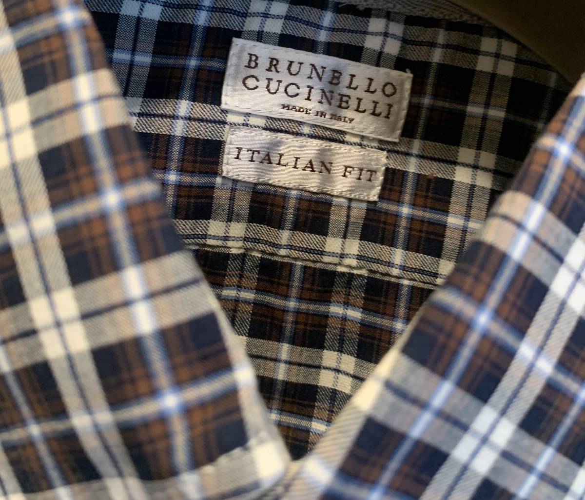 BRUNELLO CUCINELLI チェック柄マフラー BRUNELLO CUCINELLI チェック柄マフラー Brunello Cucinelli Scarf