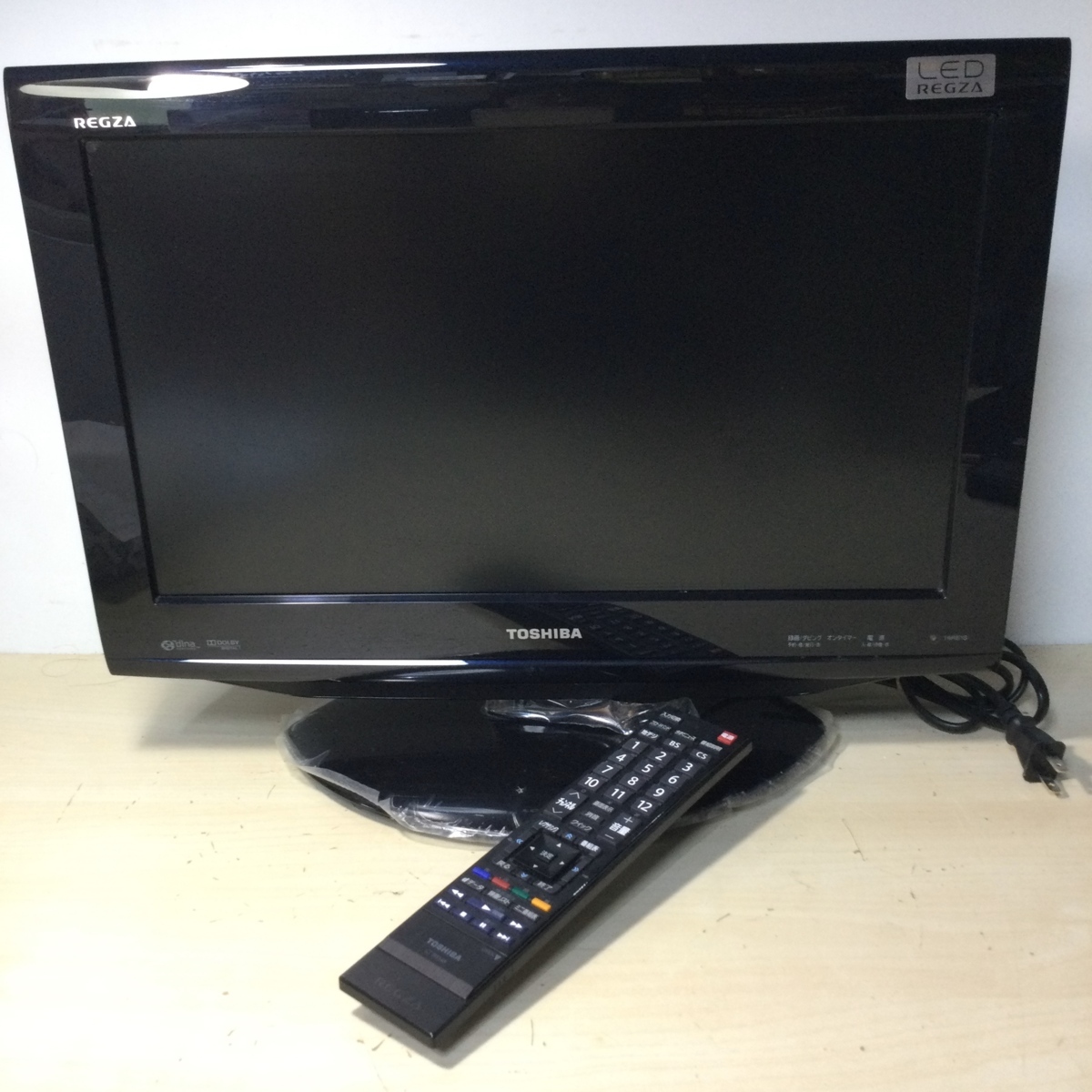 JAKN1491/液晶テレビ/19インチ/ブラック/LED/東芝/TOSHIBA/19S22/美品/中古品/ 中古 東芝 TOSHIBA 液晶テレビ TV 19RE1S 19インチ ブラック 稼働品
