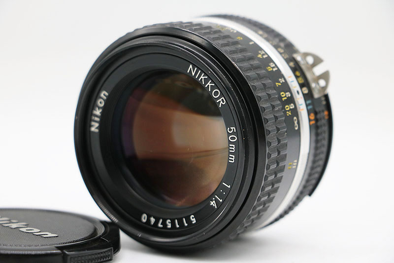 □Nikon ニコン FM ＋ Ai-S NIKKOR 50mm F1.4 モータードライブ MD-12付き