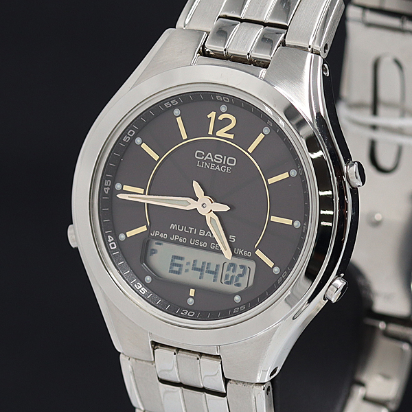1円◎稼働◎美品【カシオ】定価2.1万円 リニエージ LCW-M200 電波