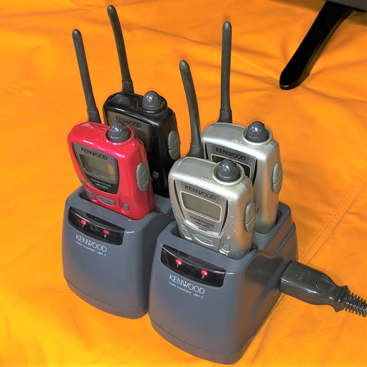 KENWOOD UBZ-LF9 DEMITOSS 特小トランシーバー 4つセット KENWOOD