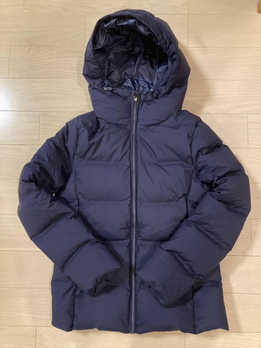 @@@ UNIQLO ユニクロ シームレス ダウンジャケット レディース ネイビー M USED