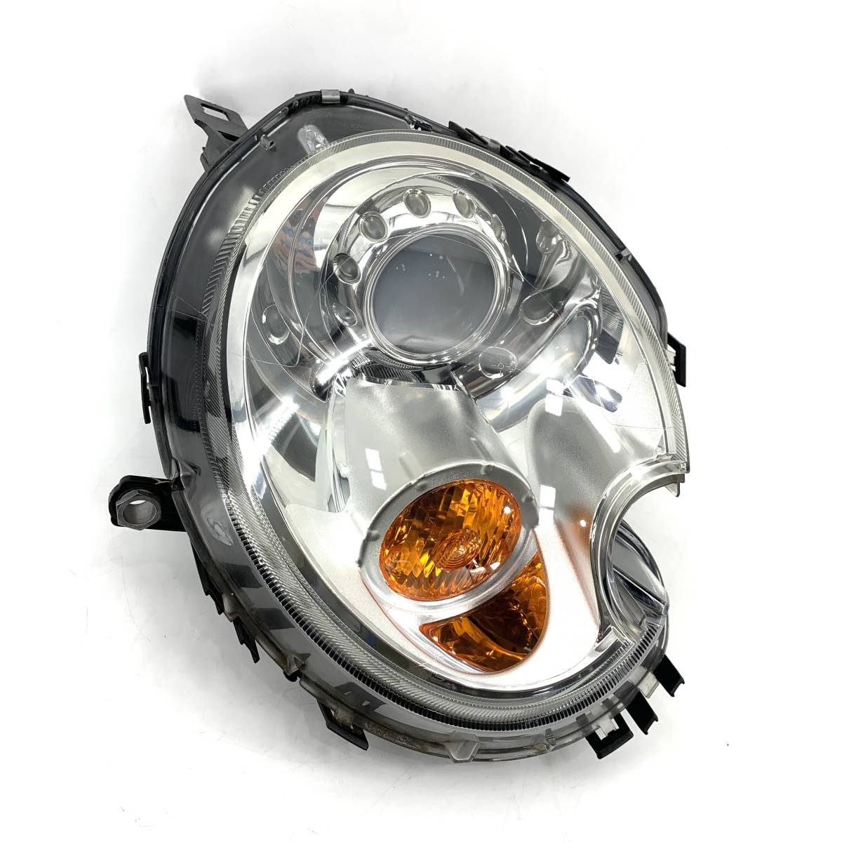 美品◆BMW MINI ミニ クーパー HID R56◆ヘッドライト 右 運転席側 HBPO 162705-01 純正◆バラスト MF16S ヘッドランプ ヘッドレンズ