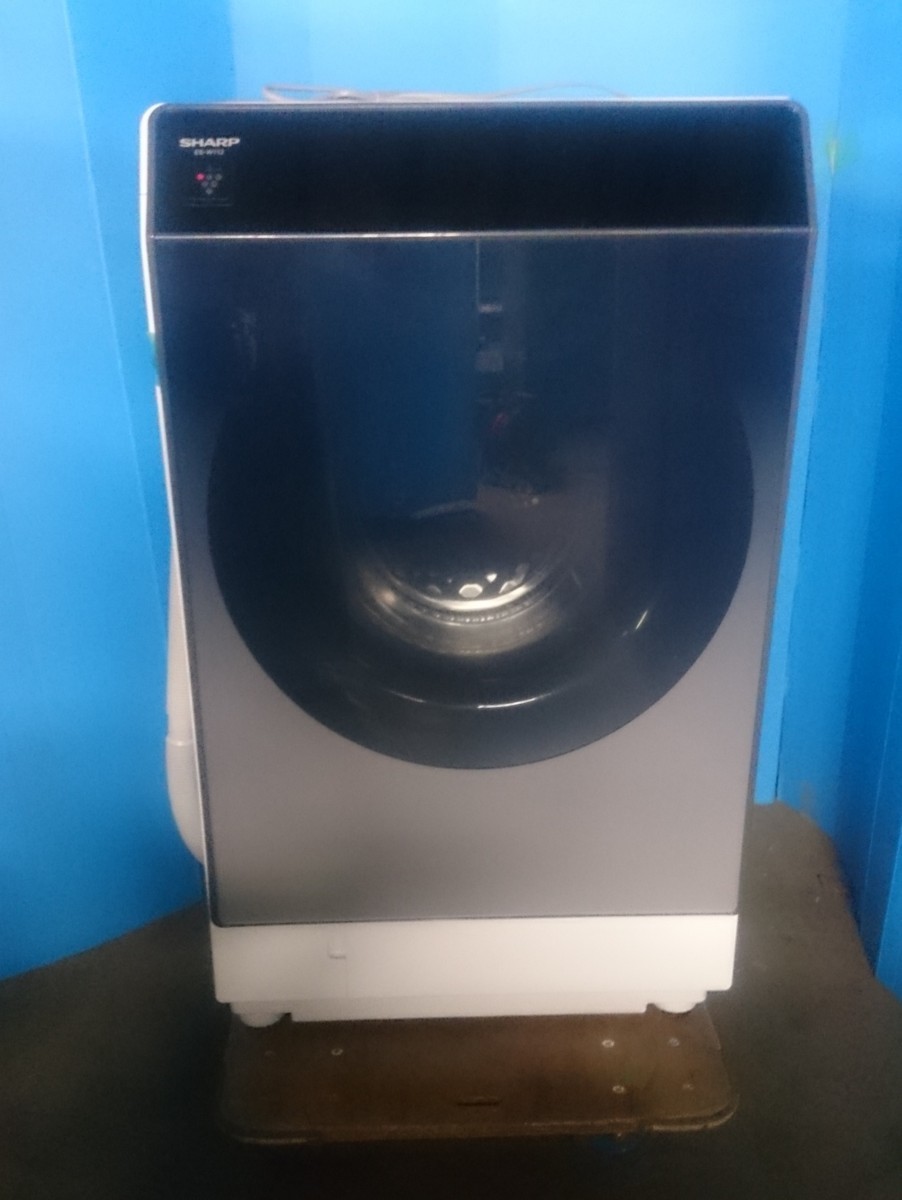 【C995】中古美品・SHARPドラム式電気洗濯乾燥機　2020年製ES-W112-SL