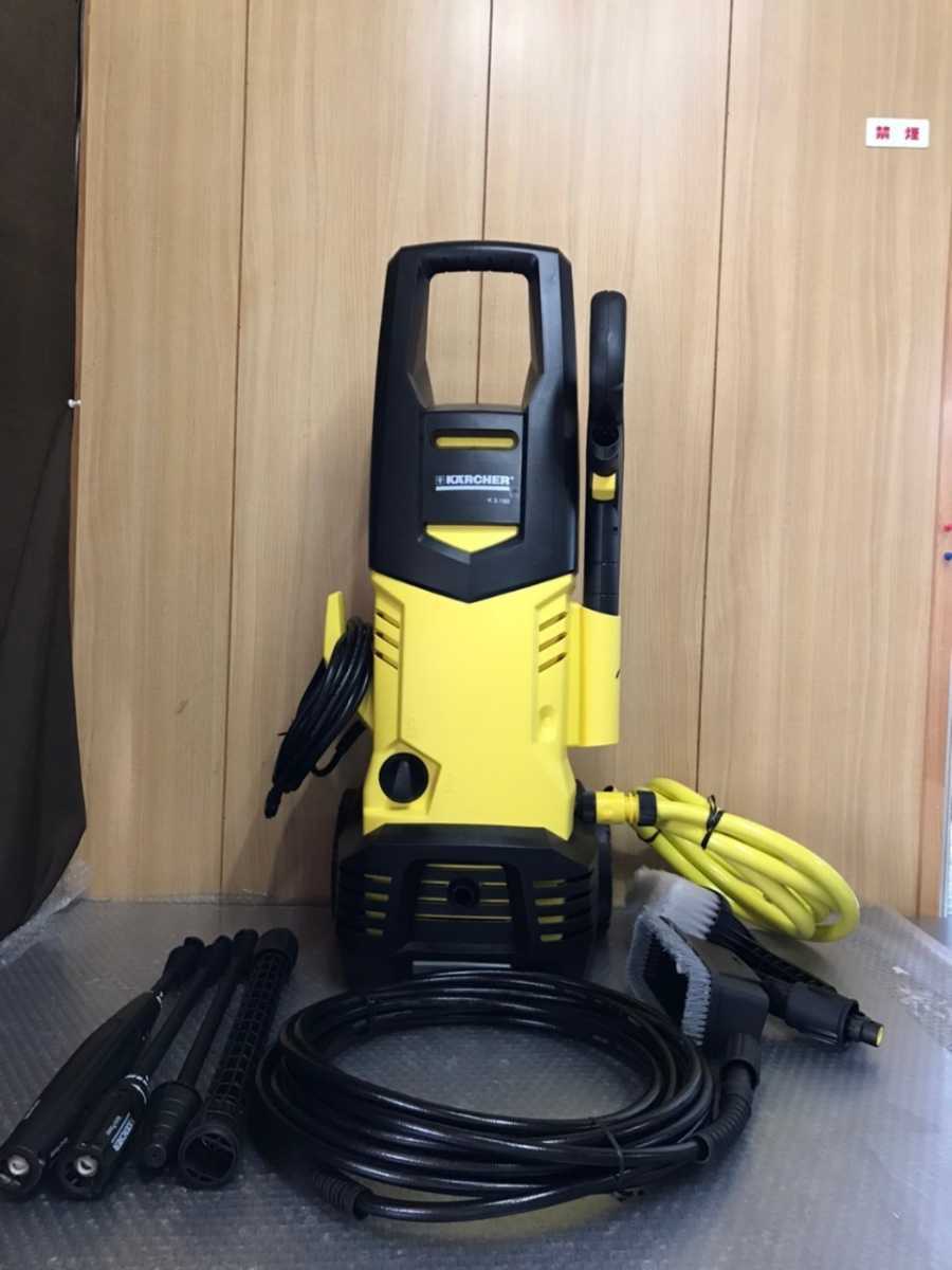 【送料無料(北海道・沖縄・離島除く)】動作品 KARCHERケルヒャー高圧洗浄機 K3.150★★【ho-27】