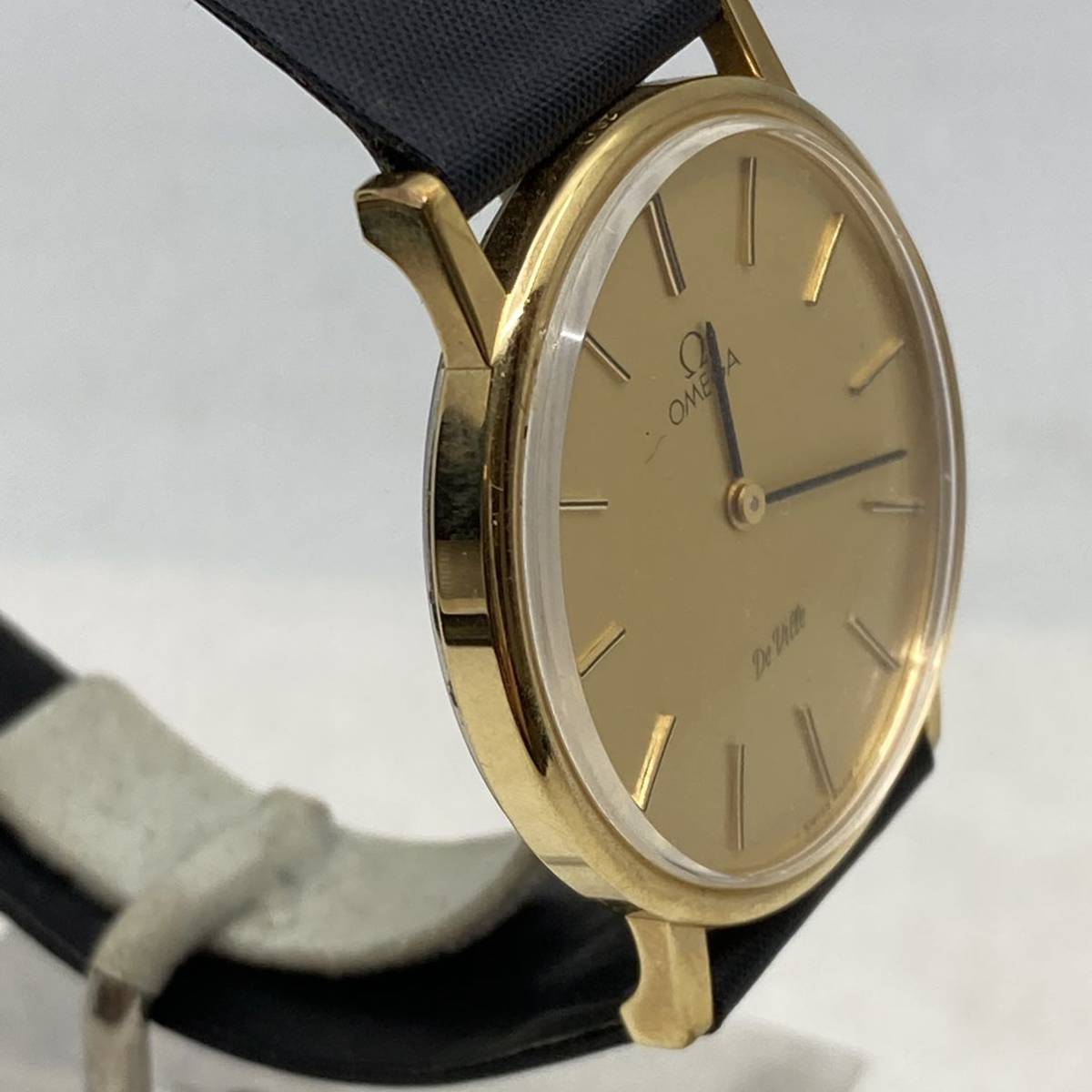 K09004 OMEGA オメガ Deville デビル ゴールドカラー Cal.625 ボーイズ 