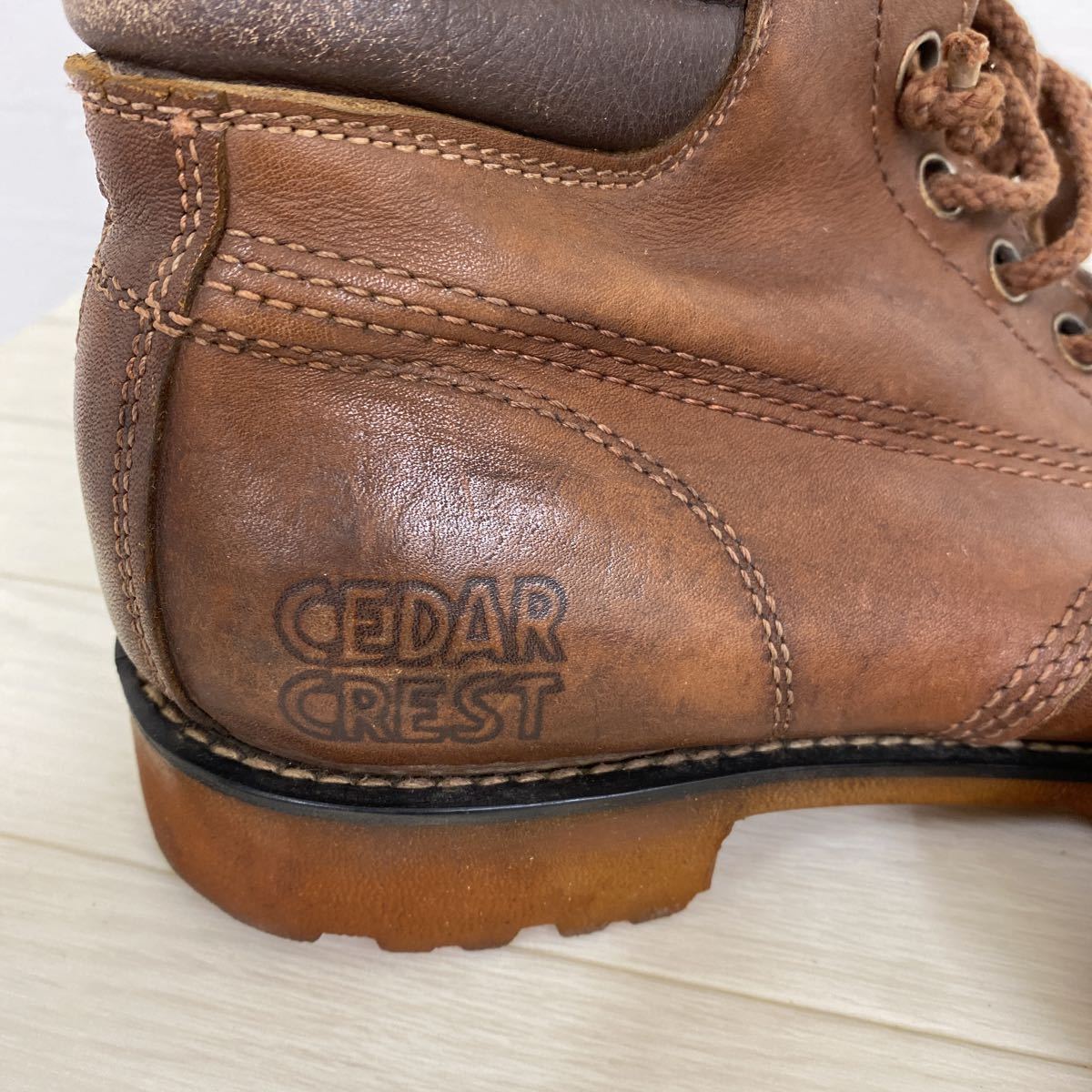 43○ CEDAR CREST セダークレスト シューズ ハイカット レザーブーツ 