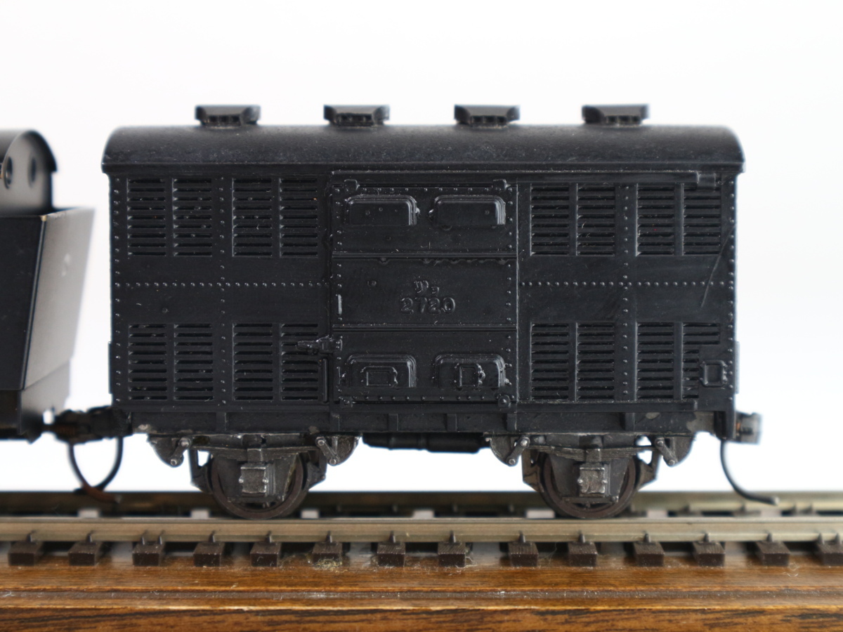 HOゲージ 蒸気機関車 鉄道模型 貨車 メーカー不明 タグ 蒸気機関車と