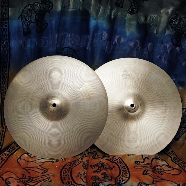 送料無料 Zildjian ジルジャン 白抜き 70年代 オールド2枚 45.5cm
