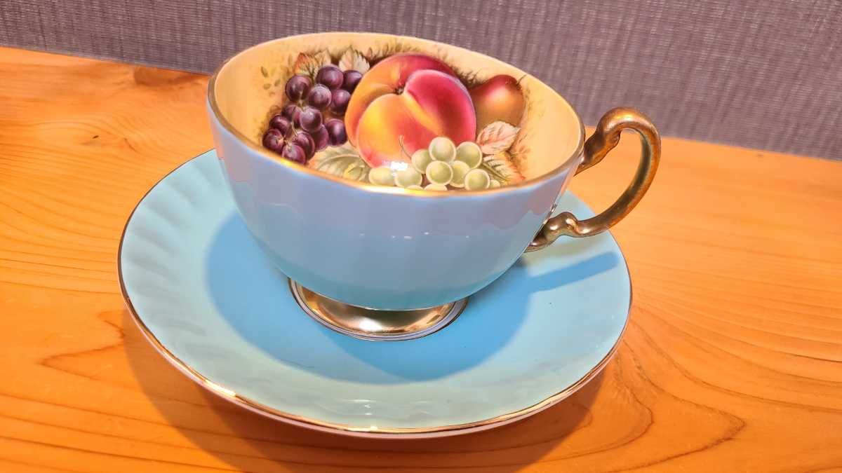 エインズレイ オーチャードゴールド カップ＆ソーサー カップ 最高峰 1 